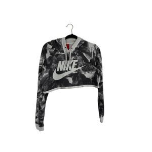 Nike Cropped Hoodie Size L Modern Crop Glacier Hoodie